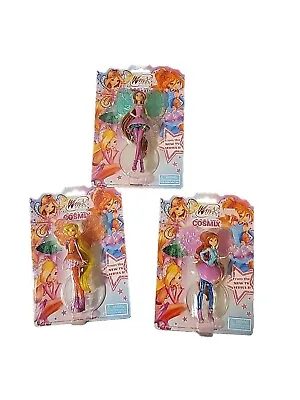 WINX Club Cosmix Series 8 Figures - 3 Fairy Dolls Stella Bloom & Flora NEW • $31.98