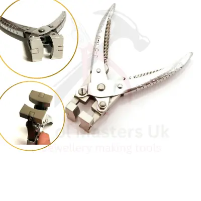 Parallel Ring/Bracelet Bending Forming Pliers With Curved Concave & Convex Jaws • £15.99