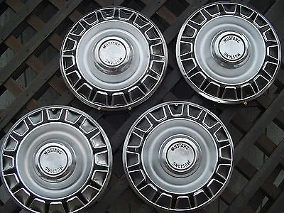 Vintage 1970 Ford Mustang Hubcaps Wheel Covers Center Caps Fomoco Classic Rims • $316.49