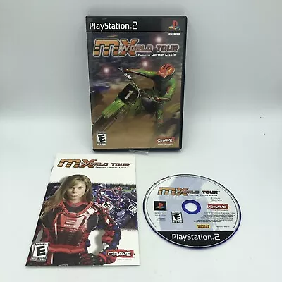 MX World Tour Featuring Jamie Little (Sony PlayStation 2 2005) PS2 Complete CIB • $6.95