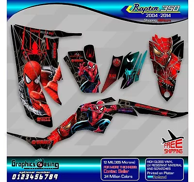 $159 • Buy Yamaha Raptor 350 - 2005  2014  Graphics Kit Decals Stickers Atv Utv