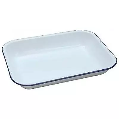 Falcon Enamelware Bakepan White 29cm X 37cm 61037 • £15.38