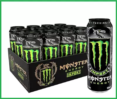 12-Pack Monster Energy Energy Drink Import 18.6 Ounce • $50