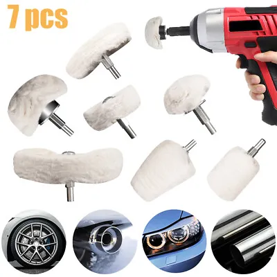 Cotton Metal Aluminum Polishing Wheel Kit For Drill Die Grinder Car Buffing Pads • $13.55