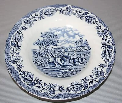 Myott's Country Life Blue Soup Plate DM 8 13/16in • $12.46