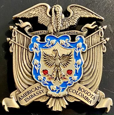 MSG Det Marine Security Guard Detachment Bogota Columbia Challenge Coin • $78.25