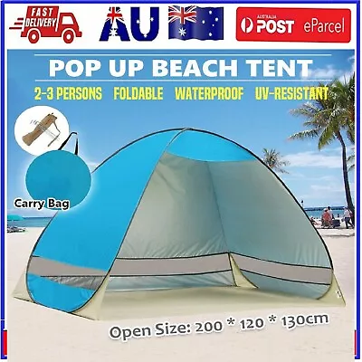 NEW Pop Up Beach Tent Portable Sun Shade Shelter Outdoor Camping Fishing Canopy • $51.99
