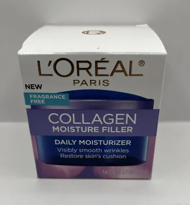 $3.99 • Buy L'oreal Paris Fragrance Free Collagen Moisture Filler Day-1.7oz