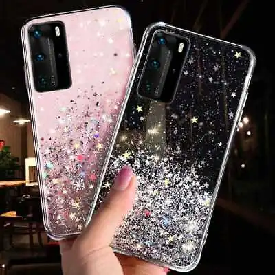 $8.60 • Buy For Samsung S20 FE Note 20 A51 A71 5G A21S Case Cover Clear Bling Glitter Rubber