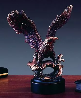 Perched Eagle Statue In Bronze - Sculpture • $91.08