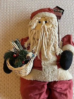 $24.88 • Buy Vintage Santa Claus Stuffed Christmas Holiday Display Primitive/Farmhouse Decor