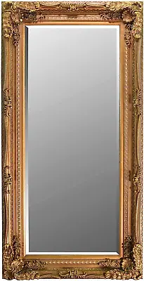 £289.99 • Buy MirrorOutlet 6Ft X 3Ft 175x89cm Large Gold Decorative Antique Style Wall... 