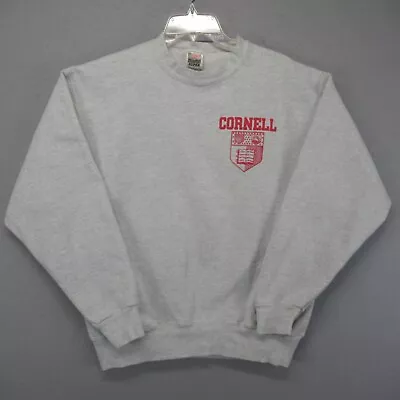 Vintage Cornell University Sweatshirt Mens L Reverse Weave Big C Fruit Of Loom * • $59.95