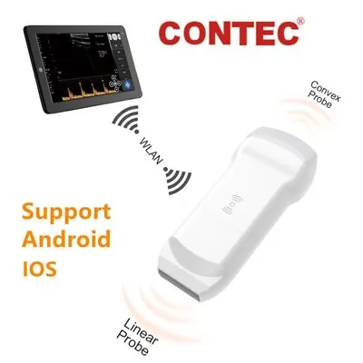 Wifi Wireless 3 In 1 Pocket Ultrasound Cardiac Linear Convex Color Doppler Probe • $1800