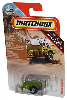 Matchbox MBX Off-Road 7/20 (2018) Green Trailer Trawler Metal Toy 94/125 • $9.98