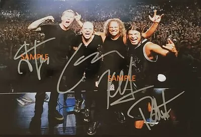 Metallica Band Reprint 8x10 Photo Signed Autographed Man Cave Gift Hetfield Lars • $8.99