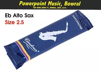 $7.95 • Buy Vandoren Traditional Eb Alto Sax Reed # 2.5 Strength SINGLE REED + Free Postage