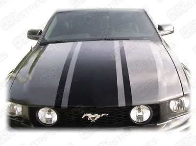 Ford Mustang Retro Style Hood Accent Stripes Decals 2005 2006 2007 2008 2009 • $56