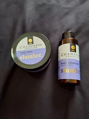 Champneys Health Spa Slumber Body Cleanser And Body Balm - 50ml Each • £8.99