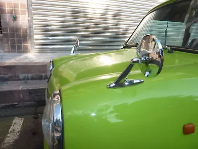 $65 • Buy 0039-Vintage Style Classic Car Back Mirror Fender Door Mirror Stanless Base
