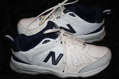 New Balance 624 Men's White Leather Lace ~ Up Shoes. U.s. Sz : 8. Free Post. • $60