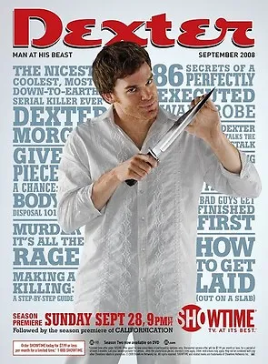 Dexter Poster Print  : 12.5 X 17 Inches - Michael C. Hall Poster Magazine Style • $13.96