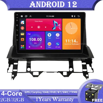 9 Android 12 Head Unit Radio Carplay GPS SAT Navi DVR WIFI For Mazda 6 2002-2008 • $357.76