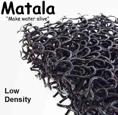 Black Matala 3-Pk Pond Filter Mat-19 X24 -low Density Media Pad-koi Filtration • $69.95