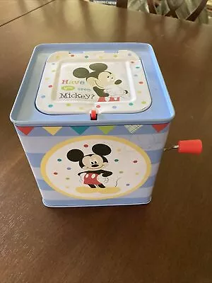 Disney 2014 Kids Preferred Mickey Mouse Jack-In-The-Box With Music • $24.99