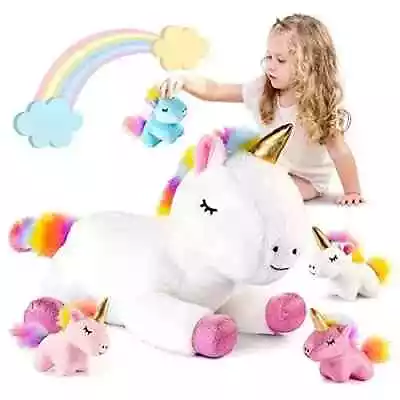 Stuffed Animals Unicorn Gift For Girls Toys For 3-10 Year Old Girls Gift Unicorn • £16.50