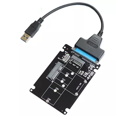 MSATA M Key M.2 NGFF SSD To SATA Adapter Card + USB Converter • $26.16