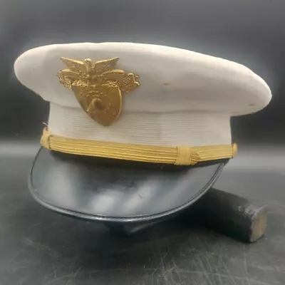 West Point USMA Cadet White Hat Cap Military Academy Made By Art Caps VIntage • $45