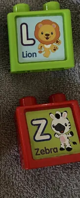 Vtech Sit To Stand Ultimate Alphabet Train 2 Letter Blocks Of Your Choice!!! • $7.90