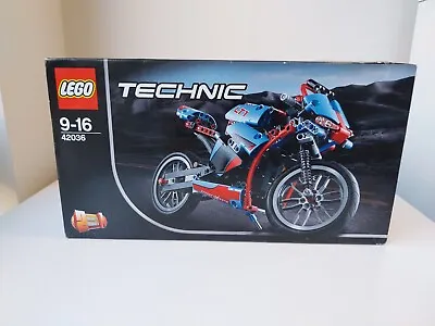 LEGO TECHNIC: Street Motorcycle (42036) Retired Since 2016. Hard To Find. BNIB • $169