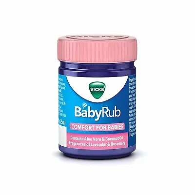 VICKS Baby Rub Soothing Comfort For Babies Ayurvedic Proprietary Med 50 Ml • $7.37