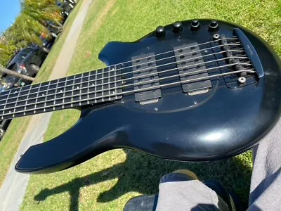 2014 Music Man Bongo 6 String 6HH Bass Guitar - Stealth Black Ebony Board • $1695