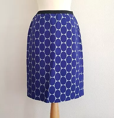 MARNI X H&M Blue Woven Spot Midi Skirt UK10 • £39.99