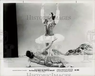 1965 Press Photo Margot Fonteyn Rudolph Nureyev In Royal Ballet Film • $24.88
