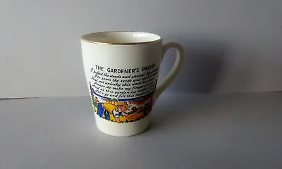 Tams Pottery Mug Marked England 62 The Gardener's Prayer. • £24