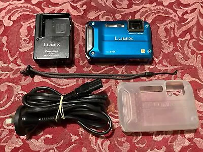 Panasonic LUMIX DMC-FT3 Waterproof 12MP CCD Compact Digital Camera HD Video GPS • $159.99