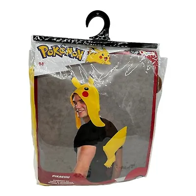 Adult Pokemon Pikachu Costume Accessory Kit Headpiece & Tail NEW • $15.99