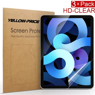 [Works With Face ID] 3x Screen Films Fits New IPad Air 10.9  2020 Anti-Scratch • $7.93