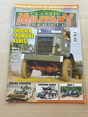 £7.99 • Buy Classic Military Vehicle Magazine Issue 136 September 2012 Rhino CRARRV BMP-1