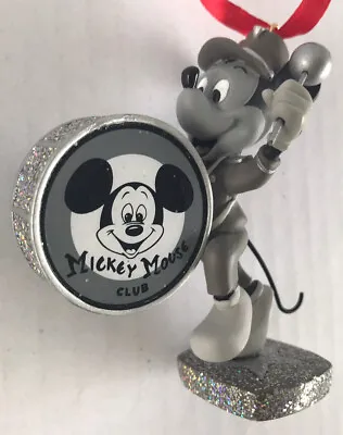 Mickey Mouse Christmas Ornament Mickey Band Leader B&W Disney Store 2011 • $30