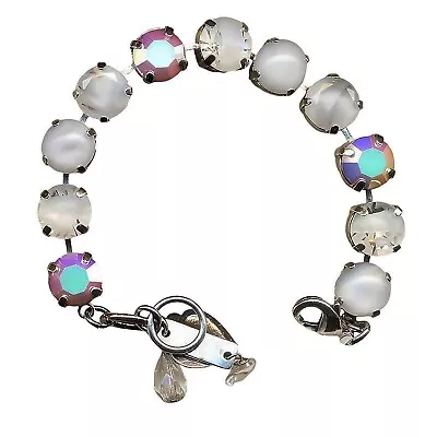 Mariana Bracelet Shimmering AB & White Opal Austrian Crystals My Treasures Coll. • $136