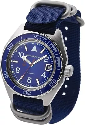 Vostok 650853 Komandirskie Watch Military Mechanical Self-Winding USA STOCK • $118.95