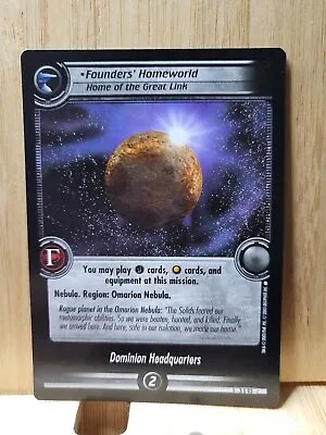 Star Trek TCG🏆2003 FOUNDERS' HOMEWORLD Trading Card 🏆FREE POST • $4