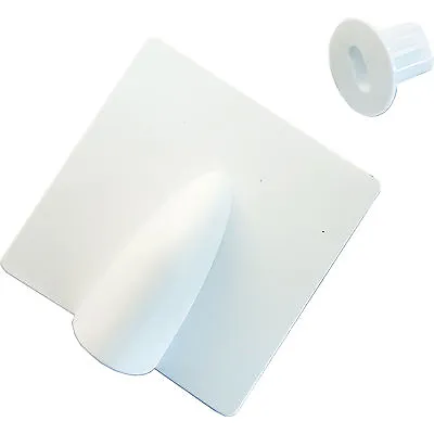 White Brick Buster & 8mm Bush Cable Hole Cover Kit Outdoor Twin Shotgun Tidy • £3.99