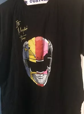 Mighty Morphin Power Rangers Shirt XL Morphin Time Ript Apparel Daft Punk TV • $25.62