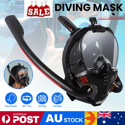 Full Face Diving Seaview Scuba Snorkel Snorkeling Mask Swimming Goggles GoPro • $21.14